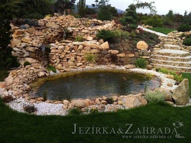 Realizace jezírka Vysoká Pec