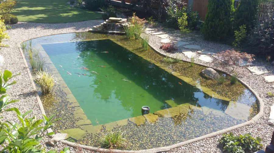 Stavba koupacího jezírka v Českých Zlatníkách