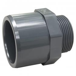 PVC přechodový nipl 20-16mm x 1/2" ext. - Stavba jezírka,hadice,trubky,fitinky Tvarovky,fitinky Přechodové niply, dvojniply