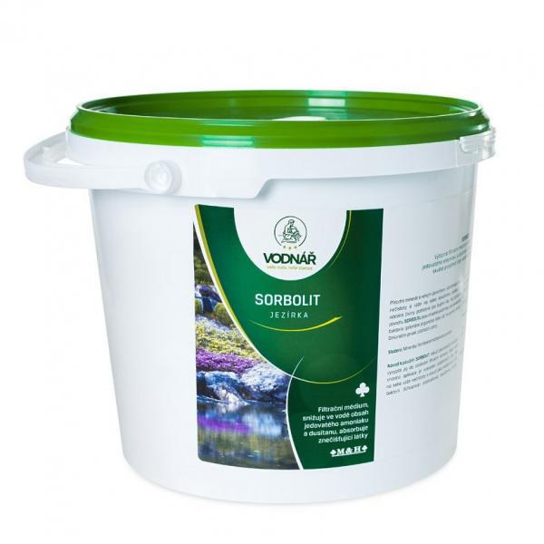 Vodnář SORBOLIT - filtrační médium snižující amoniak a dusitany (5kg) - Péče o vodu, údržba jezírek Úprava hodnot vody