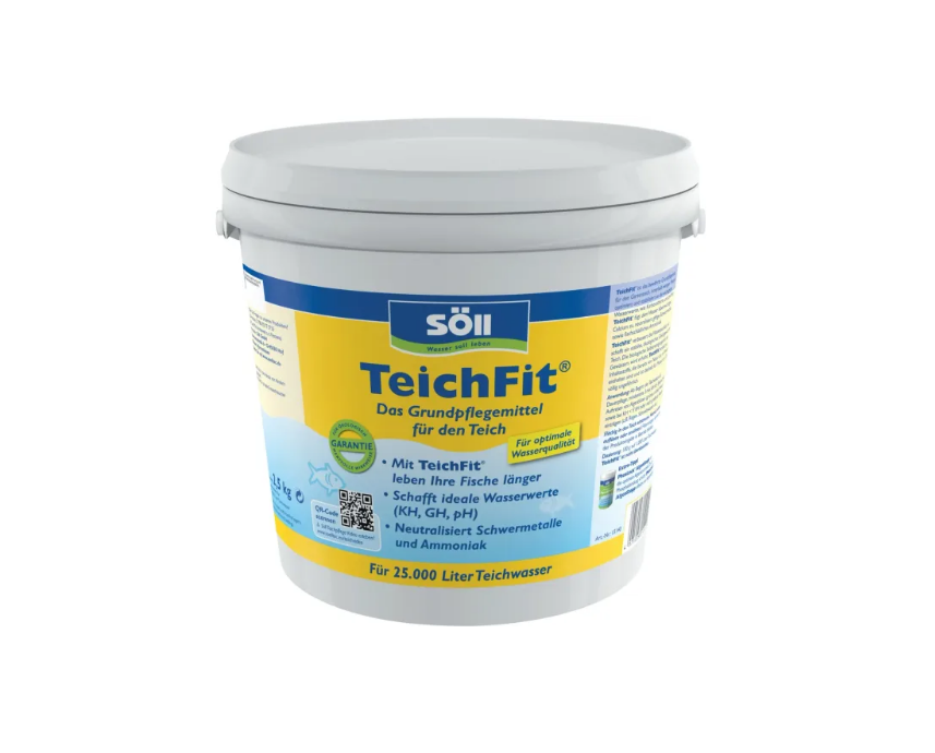 Söll TeichFit/PondEssential - pro stabilizaci jezírka (2,5kg na 25m3) - Péče o vodu, údržba jezírek Úprava hodnot vody