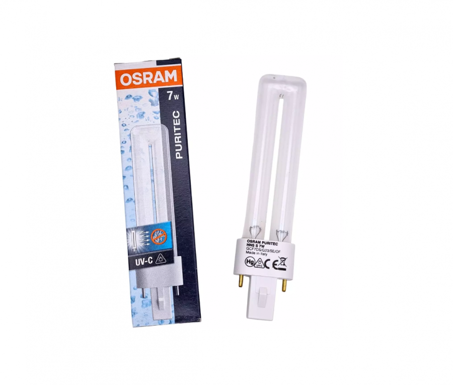 Osram PL-S 7W (náhradní zářivka) - UV-C lampy, zářivky Náhradní zářivky a křemíkové trubice Zářivka 7W