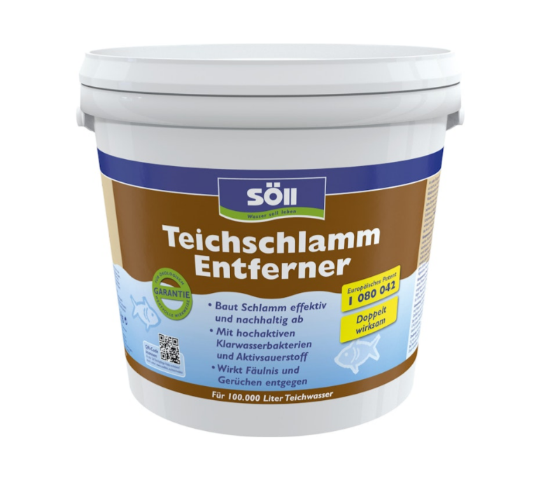 Söll TeichschlammEntferner-odstraňuje bahno a kal (5kg na 100m3) - Péče o vodu, údržba jezírek Odstranění bahna a kalů