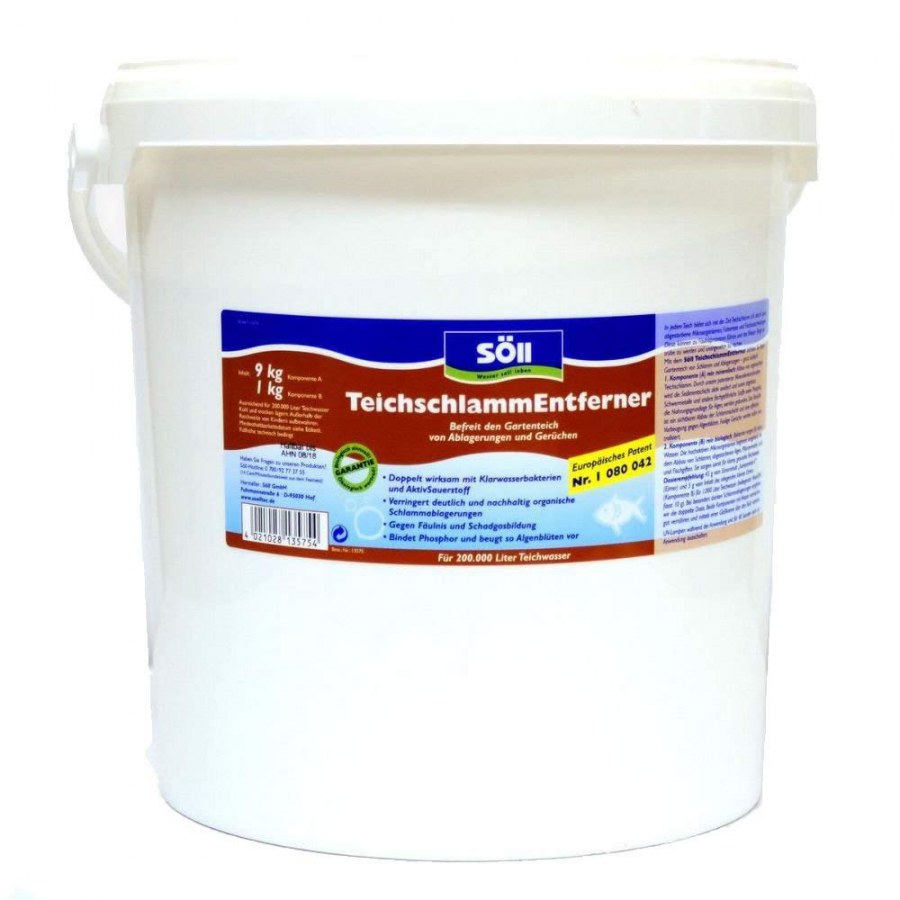 Söll TeichschlammEntferner-odstraňuje bahno a kal (10kg na 200m3) - Péče o vodu, údržba jezírek Odstranění bahna a kalů