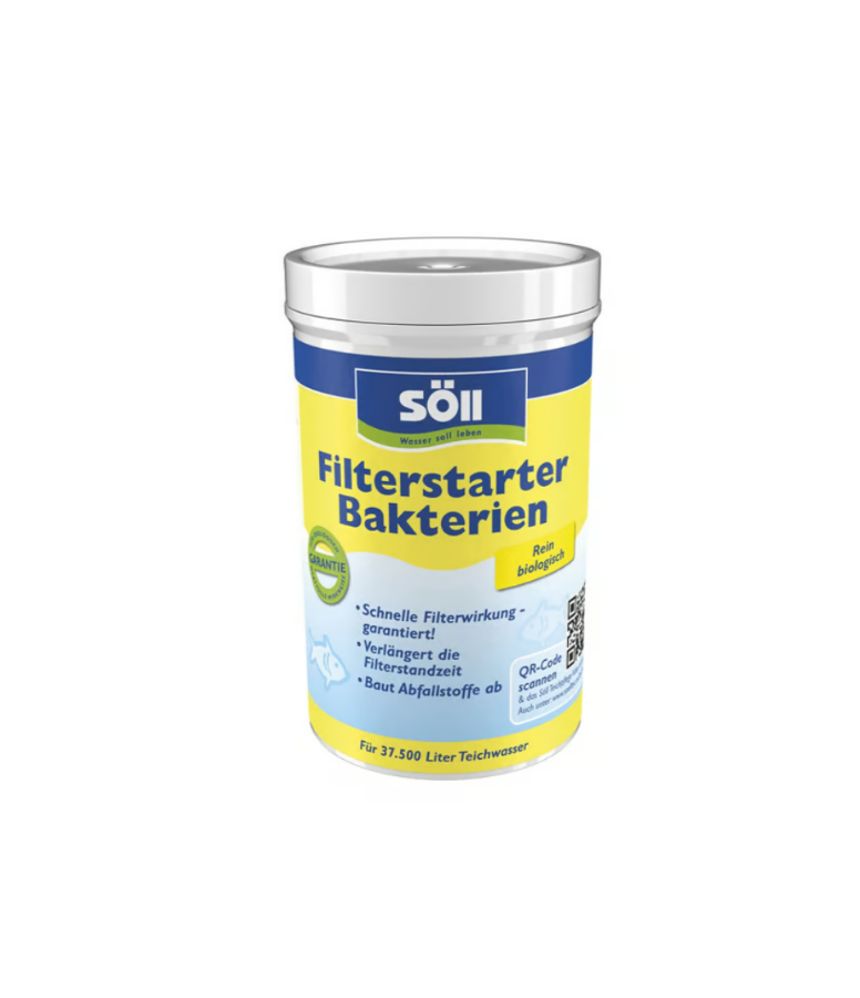 Söll FilterStarter Bakterien-startovací bakterie do filtru (250g na 37,5m3) - Péče o vodu, údržba jezírek Startovací bakterie