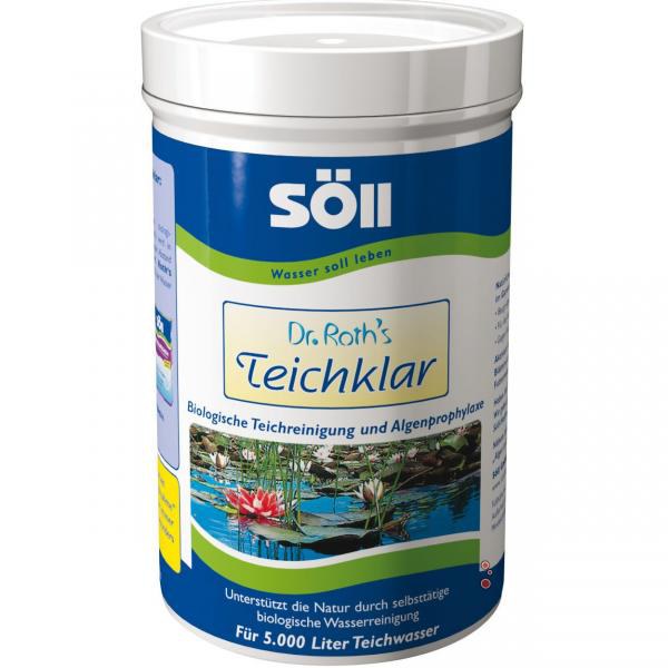 Söll Dr. Roths TeichKlar-pro čisté jezírko (250g na 5m3) - Péče o vodu, údržba jezírek Úprava hodnot vody