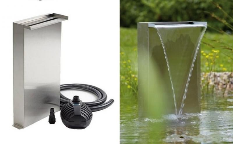 Oase Waterfall Set 30 (nerezový vodopád) - Vodní hry a fontány Vodopády