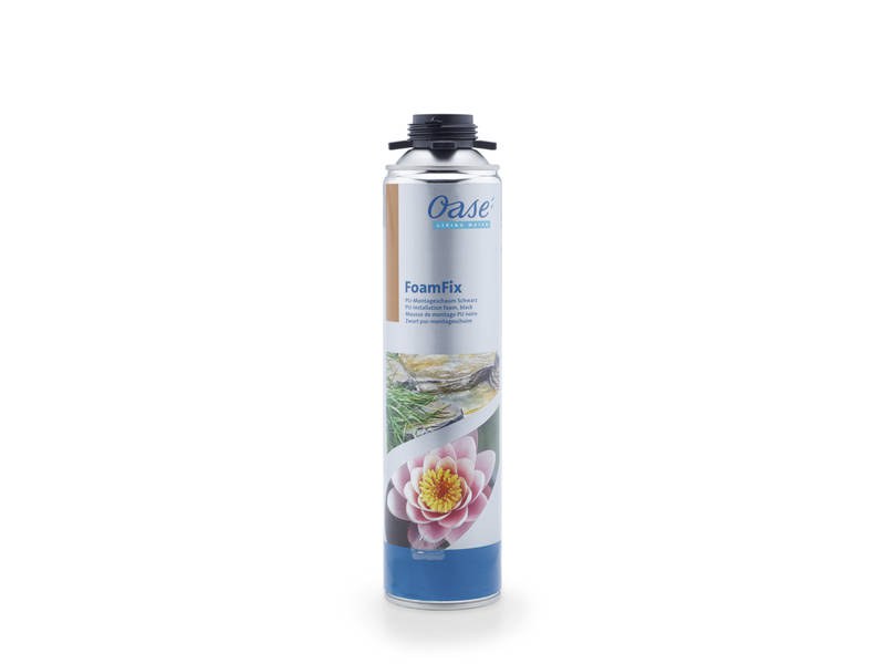 Oase FoamFix - černá montážní pěna na lepení kamenů (700ml) - Stavba jezírka,hadice,trubky,fitinky Lepidla,čističe a tmely