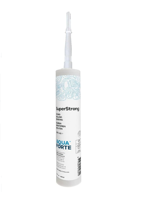 AquaForte SuperStrong - transparentní montážní tmel (290ml) - Stavba jezírka,hadice,trubky,fitinky Lepidla,čističe a tmely