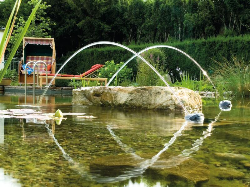 Oase Water Jet Lighting (barevné vodní paprsky) - Osvětlení, elektro k jezírku Vodní hry s osvětlením