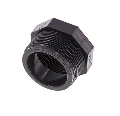PVC zátka 1½" ext. - Stavba jezírka, hadice, trubky, fitinky Tvarovky, fitinky Zátky
