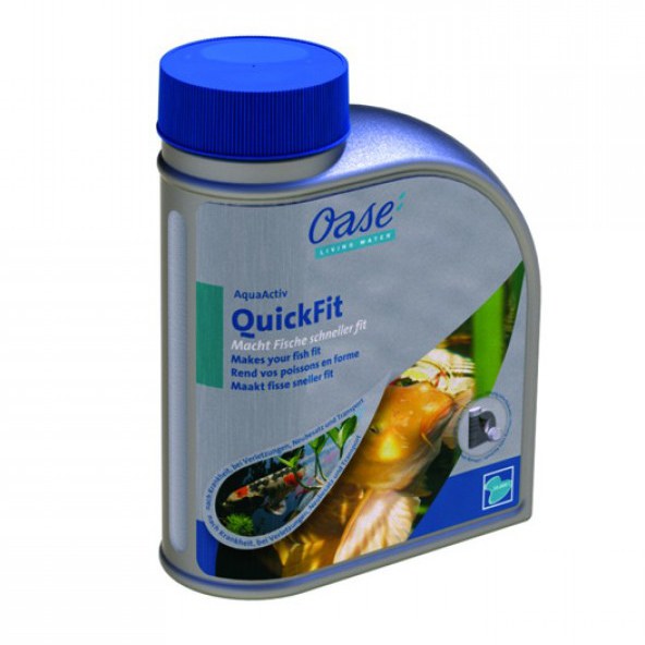 Oase AquaActiv QuickFit-posiluje imunitu ryb (500ml) - Ryby a potřeby pro ryby Léčiva pro ryby a vodu