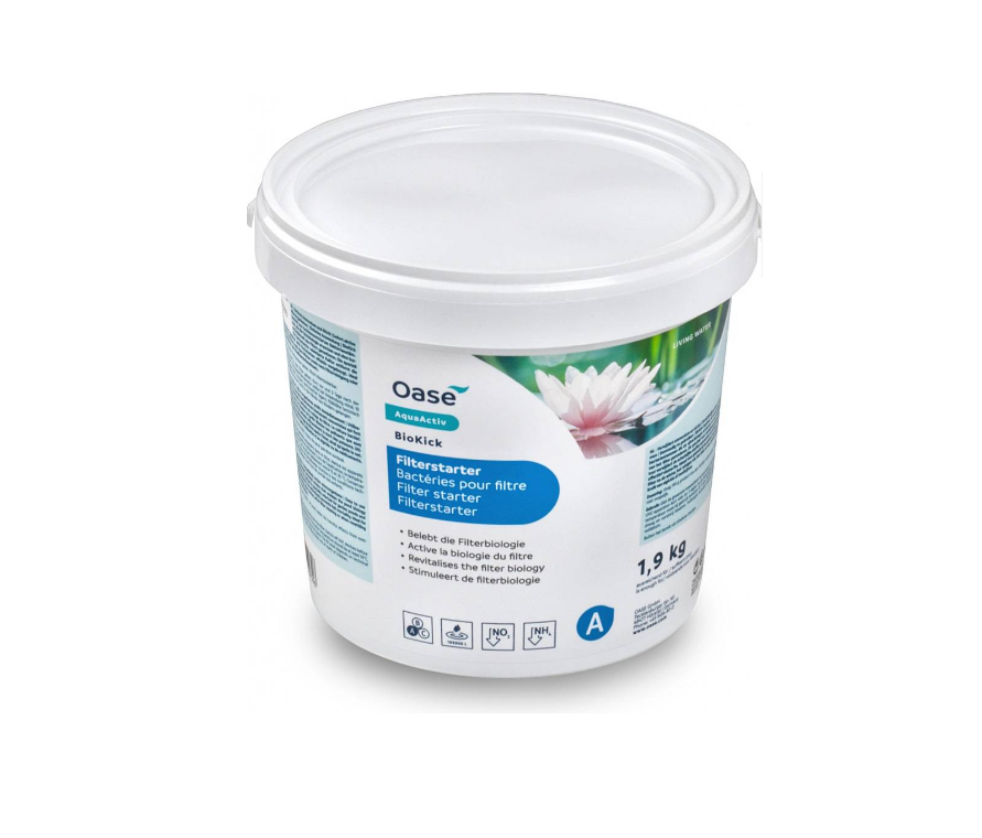 Oase BioKick - startovací bakterie do filtru (1,9kg na 100m3) - Péče o vodu, údržba jezírek Startovací bakterie