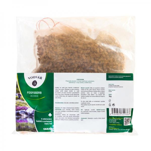 Vodnář FOSFOSORB - odstraňuje fosfáty, kovy, potlačení řas (1kg na 40m3) - Péče o vodu, údržba jezírek Přípravky na prevenci