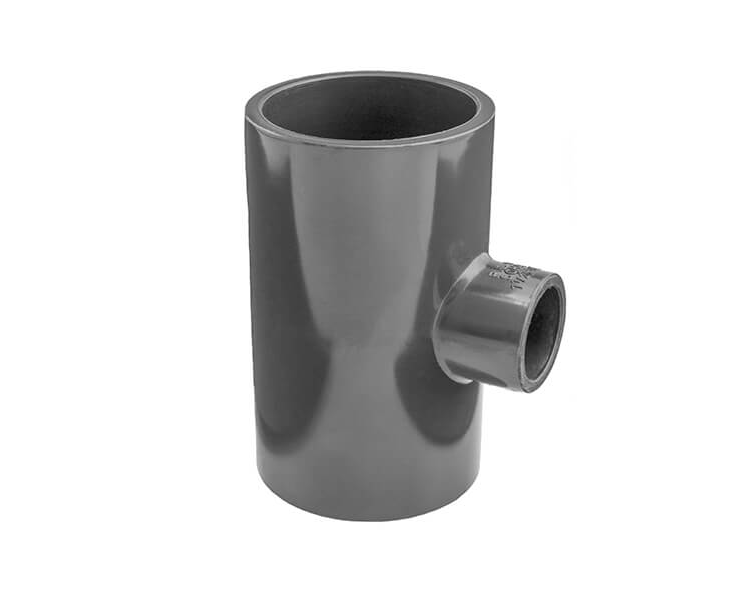 PVC T-kus 90° 50mm x 20mm redukovaný - Stavba jezírka, hadice, trubky, fitinky Tvarovky, fitinky T-kusy, Y-kusy, kříže