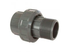 PVC šroubení 50mm x 2" ext. (zesílené)