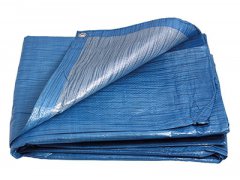 Plachta 8 x 12 m 70 g/m2 PE modro-stříbrná