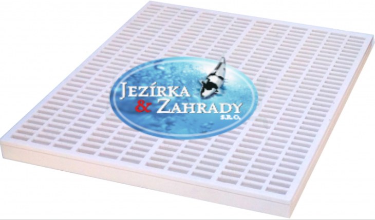 Rošt filtrační bílý silný (90x70x5cm) - Filtry, filtrační sety a filtrační materiály Filtrační materiály Ostatní