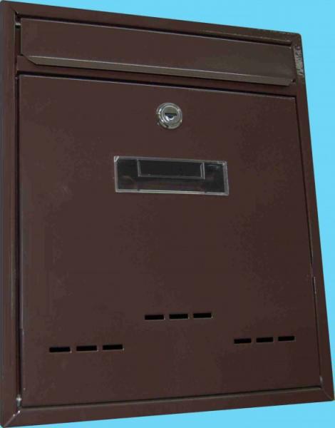 Poštovní schránka RADIM malá hnědá - Potřeby pro domácnost Schránky, pokladny, skříňky