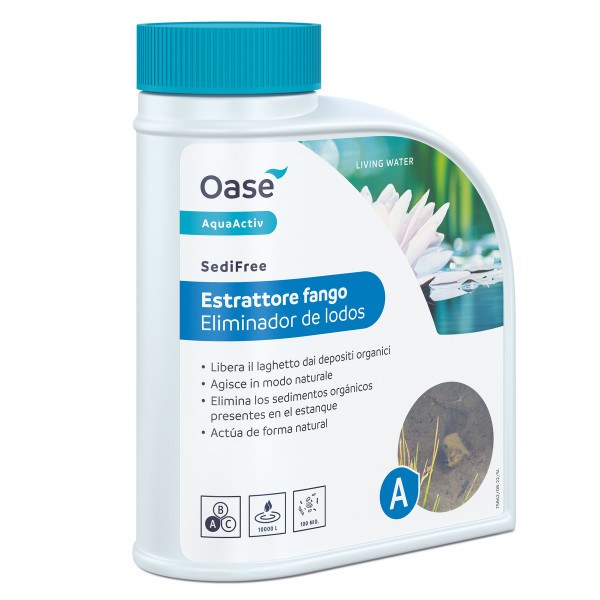 Oase SediFree - odstraňuje bahno a kal (500ml na 10m3) - Péče o vodu, údržba jezírek Odstranění bahna a kalů