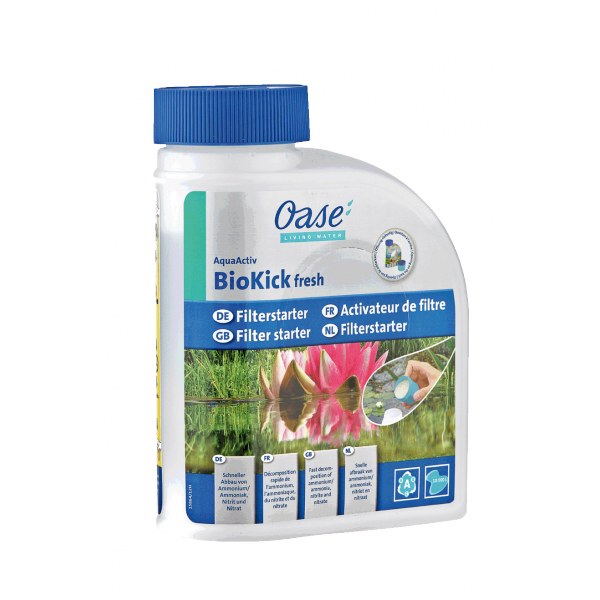 Oase BioKick Fresh - inovované startovací bakterie (500ml na 10m3) - Péče o vodu, údržba jezírek Startovací bakterie