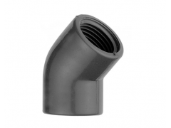 PVC úhel-koleno 45°-63mm x 2" int.