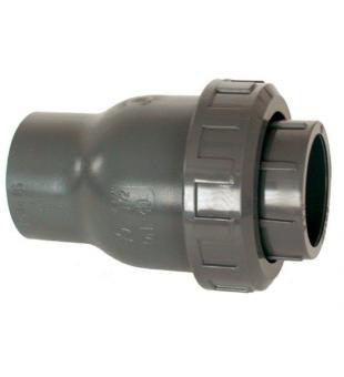 PVC zpětná klapka (ventil) 20mm - Stavba jezírka,hadice,trubky,fitinky Kulové ventily, klapky, rozdělovače PVC zpětné klapky