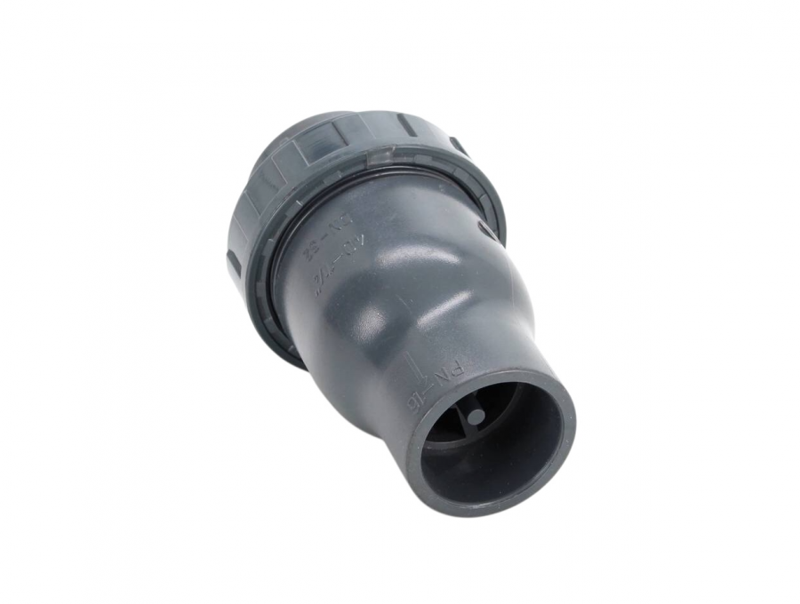 PVC zpětná klapka/ventil 20mm - Stavba jezírka, hadice, trubky, fitinky Kulové ventily, klapky, rozdělovače PVC zpětné klapky