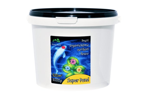 Home pond Super pond - odstraňuje všechny druhy řas (3kg na 300m3) - Péče o vodu, údržba jezírek Odstranění vláknité řasy