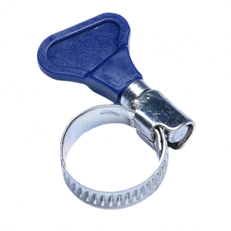 Stahovací spona s motýlkem nerez (18-25mm) - Stavba jezírka, hadice, trubky, fitinky Hadicové spojky, spony, příchytky Stahovací sponky