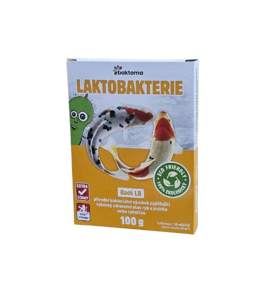 Baktoma Bacti LB - laktobakterie pro ryby do jezírka (100g na 20m2) - Ryby a potřeby pro ryby Léčiva pro ryby a vodu