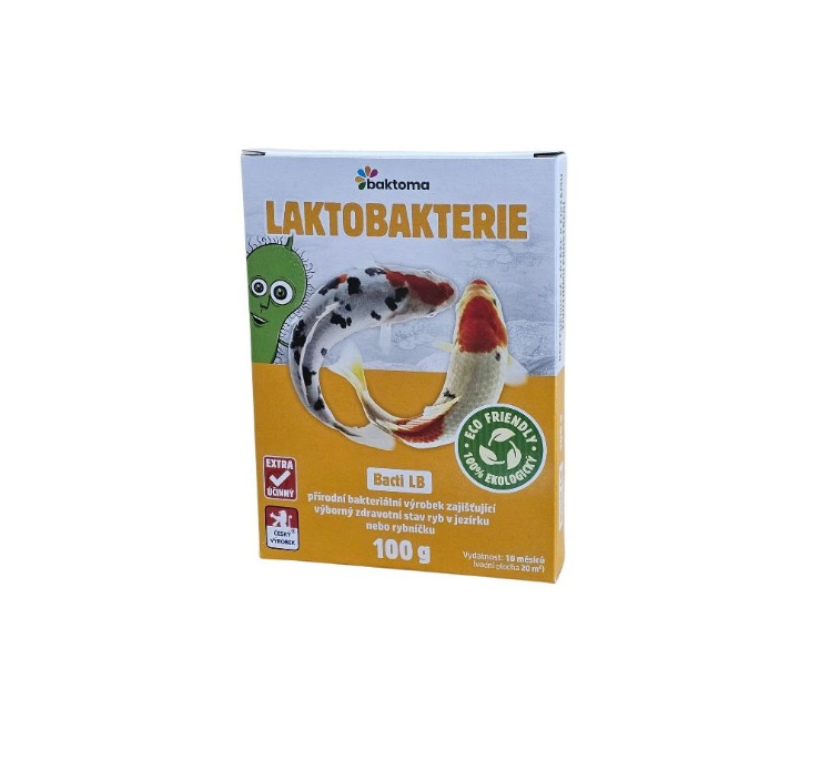 Baktoma Bacti LB - laktobakterie pro ryby do jezírka (100g na 20m2) - Ryby a potřeby pro ryby Léčiva pro ryby a vodu