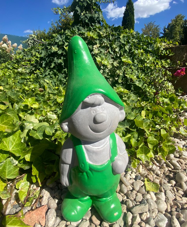 Skřítek zelený menší (keramika) - Zahradní a vodní doplňky, dekorace Dekorace