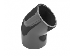 PVC úhel-koleno 45°-90mm