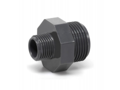 PVC dvojnipl redukovaný ¾" x ½" ext.