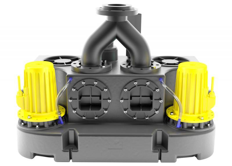 Zehnder Pumpen Kompaktboy Doppel 1,1 D 400V (přečerpávací zařízení pro odpadní vodu) - Čerpadla, čerpadlové šachty Čerpadla Zehnder Pumpen Přečerpávací zařízení