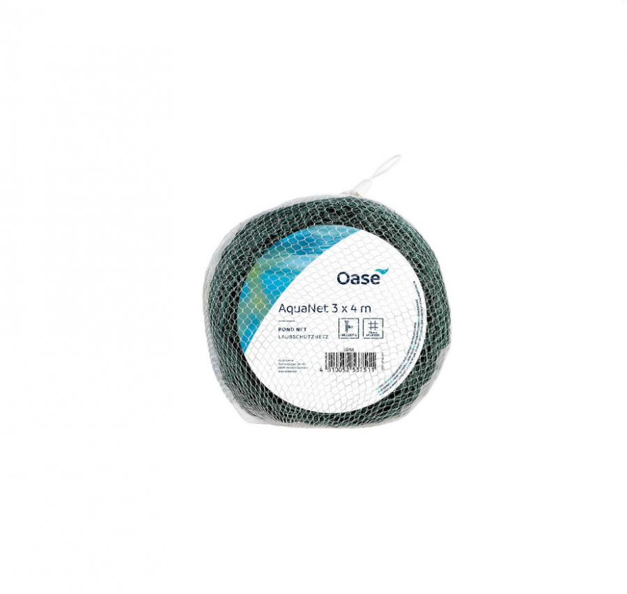 Oase AquaNet 1 - krycí síť proti listí (3x4m) - Péče o vodu, údržba jezírek Podběráky, sítě Sítě krycí