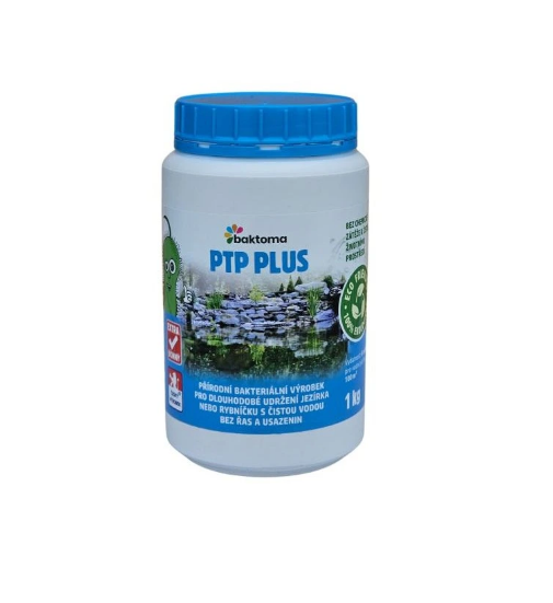 Baktoma PTP PLUS - čisté jezírko/rybník bez sinic a bahna (1kg na 200m2) - Péče o vodu, údržba jezírek Sezónní bakterie