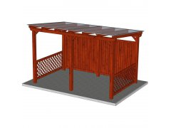 Pergola Linda 20 zastřešená