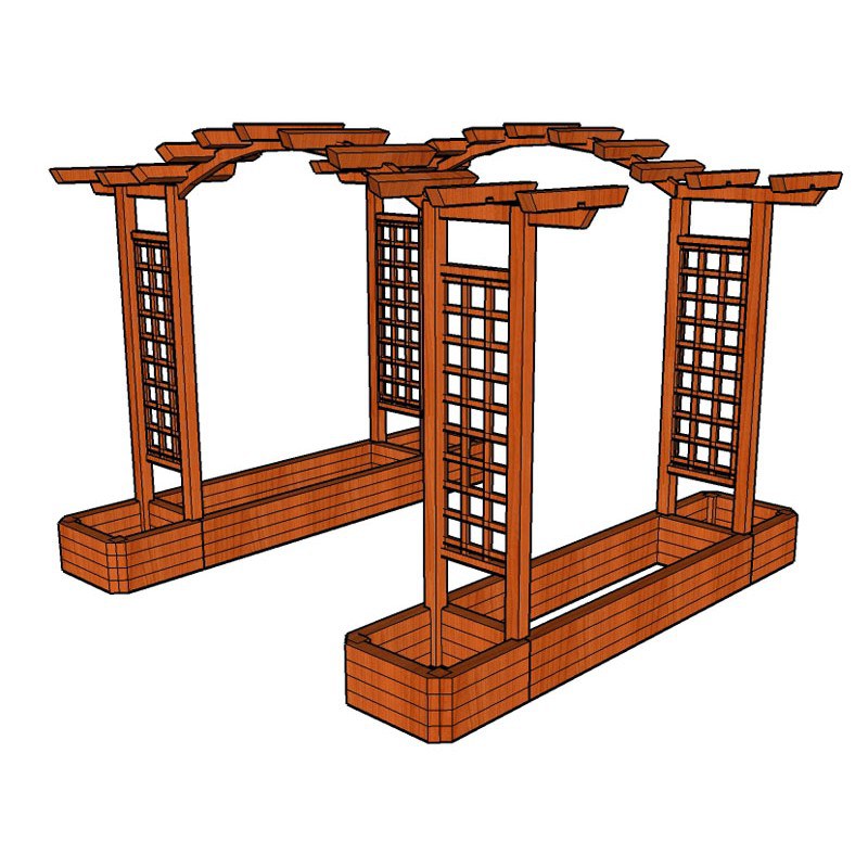 Pergola Linda 8 - Zahradní architektura Pergoly, lavičky