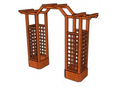 Pergola Linda 15 průchod 180cm
