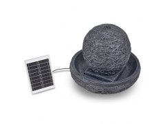 Solární fontána SPHERE (v. 40cm s LED osvětlením a baterií)