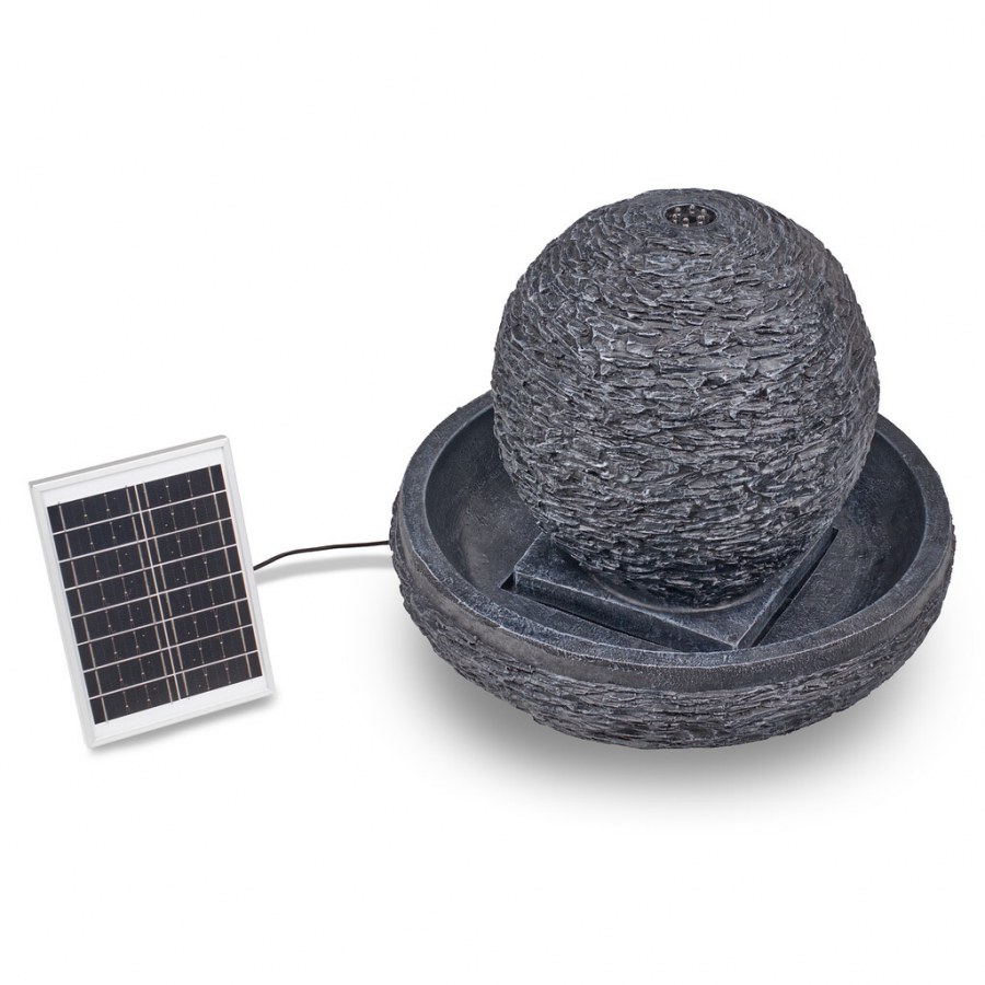 Solární fontána SPHERE (v. 40cm s LED osvětlením a baterií) - Vodní hry a fontány Solární čerpadla, fontány