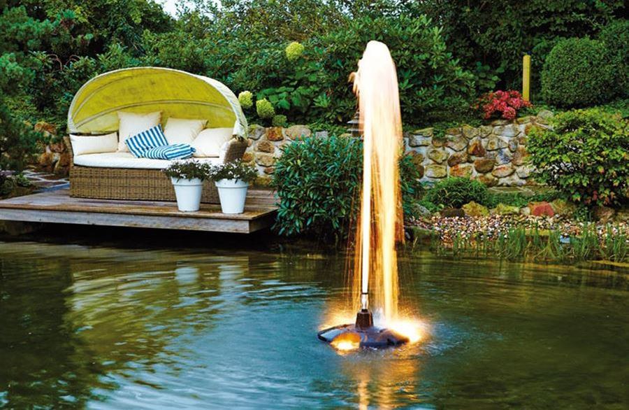 Oase LED Floating fountain (sada osvětlení-teplá bílá pro plovoucí fontány) - Osvětlení, elektro k jezírku Vodní hry s osvětlením