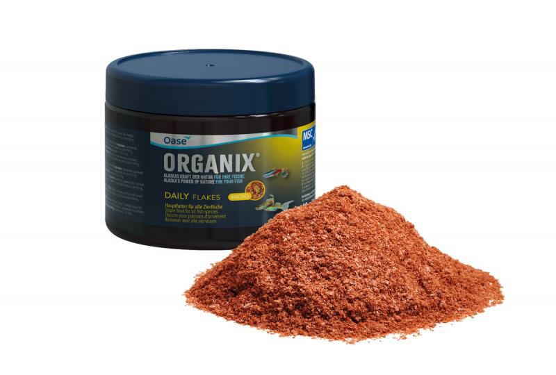 Oase ORGANIX Daily Micro Flakes akvarijní krmivo 150ml - Akvaristika, teraristika Oase Dekorace a příslušenství akvária StyleLine, HighLine Akvarijní krmivo