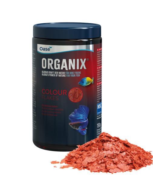 Oase ORGANIX Colour Flakes 1000 ml akvarijní krmivo pro vybarevní ryb 1000ml - Akvaristika, teraristika Oase Dekorace a příslušenství akvária StyleLine, HighLine Akvarijní krmivo