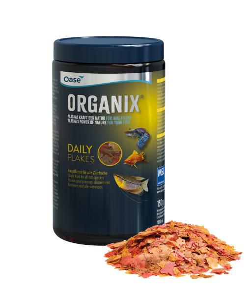 Oase ORGANIX Daily Flakes akvarijní krmivo standard 1000ml - Objednávka