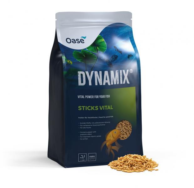 Oase DYNAMIX Sticks Vital krmivo pro růst a vitalitu ryb (20 l) - Ryby a potřeby pro ryby Krmiva pro ryby Krmiva pro okrasné ryby