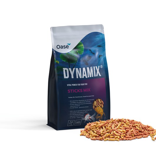 Oase DYNAMIX Sticks Mix krmivo pro intenzivní barvy (1 l) - Ryby a potřeby pro ryby Krmiva pro ryby Krmiva pro okrasné ryby