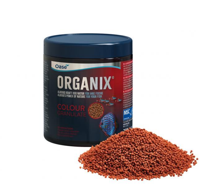 Oase ORGANIX Colour Granulate krmivo pro vybarvení 550ml - Akvaristika, teraristika Oase Dekorace a příslušenství akvária StyleLine, HighLine Akvarijní krmivo